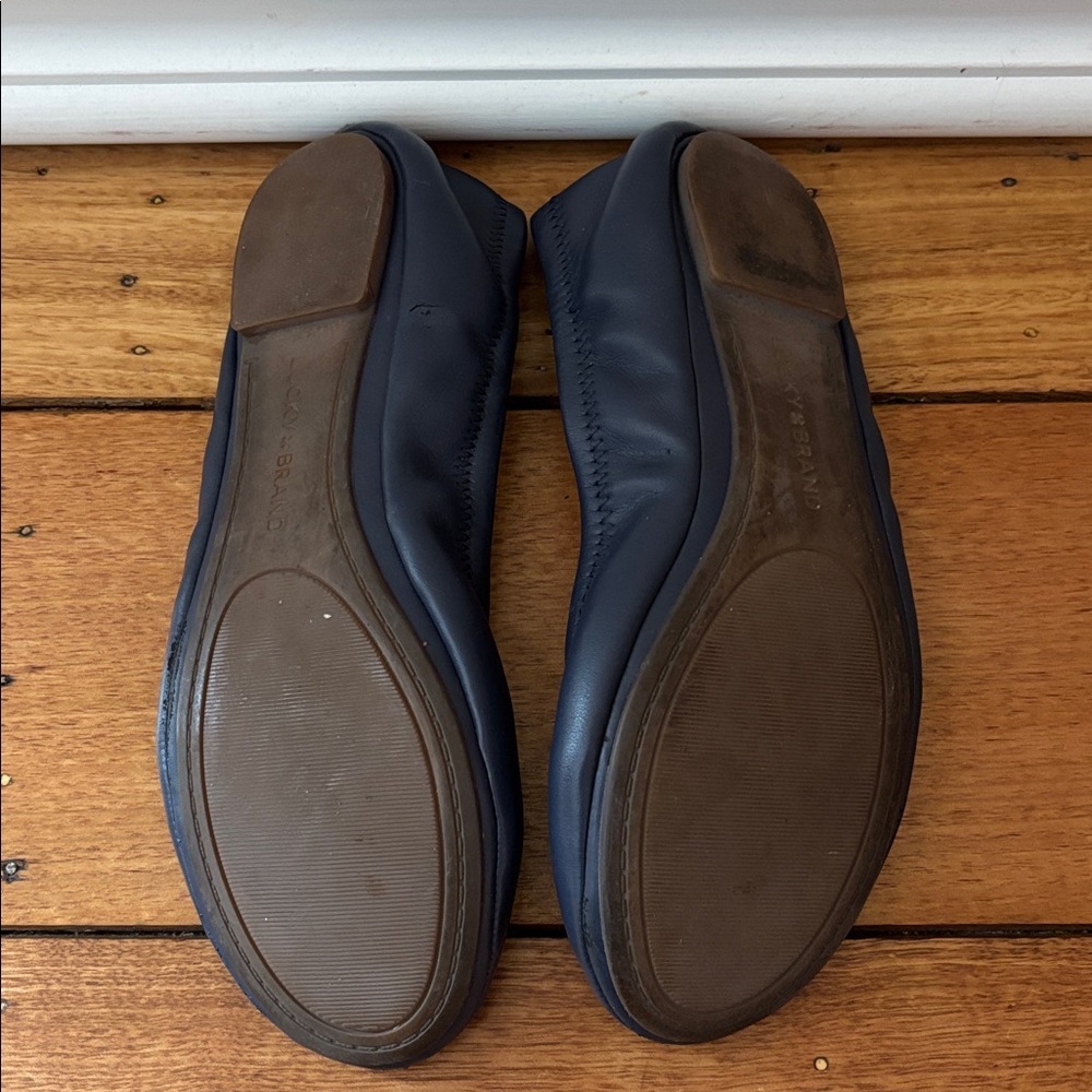 Lucky brand “Erin” ballet flats size 6 1/2 medium blue - Picture 4 of 5